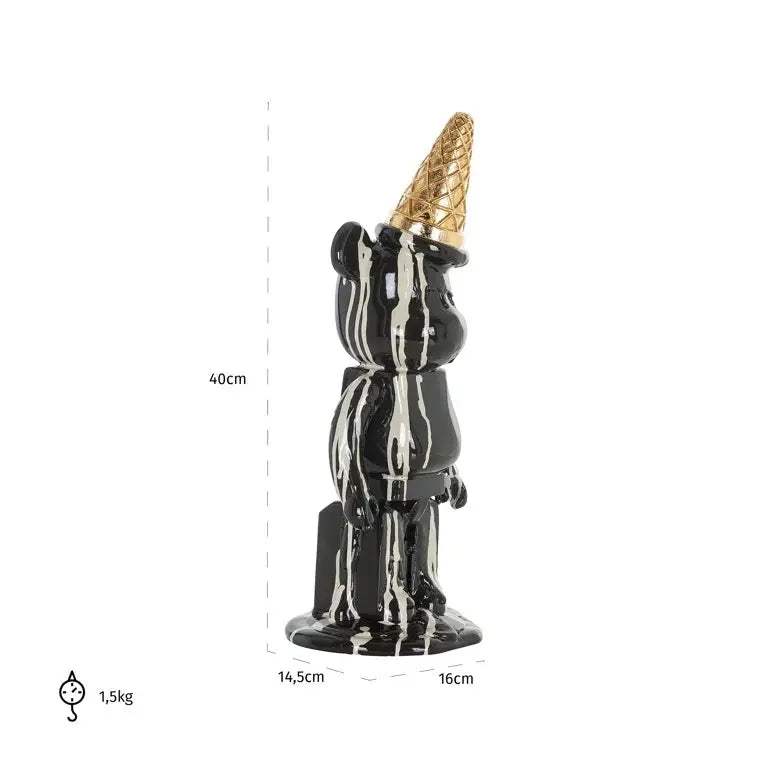 Decorative object Icebear black (Black) by Richmond Interiors  Nicholas John Interiors