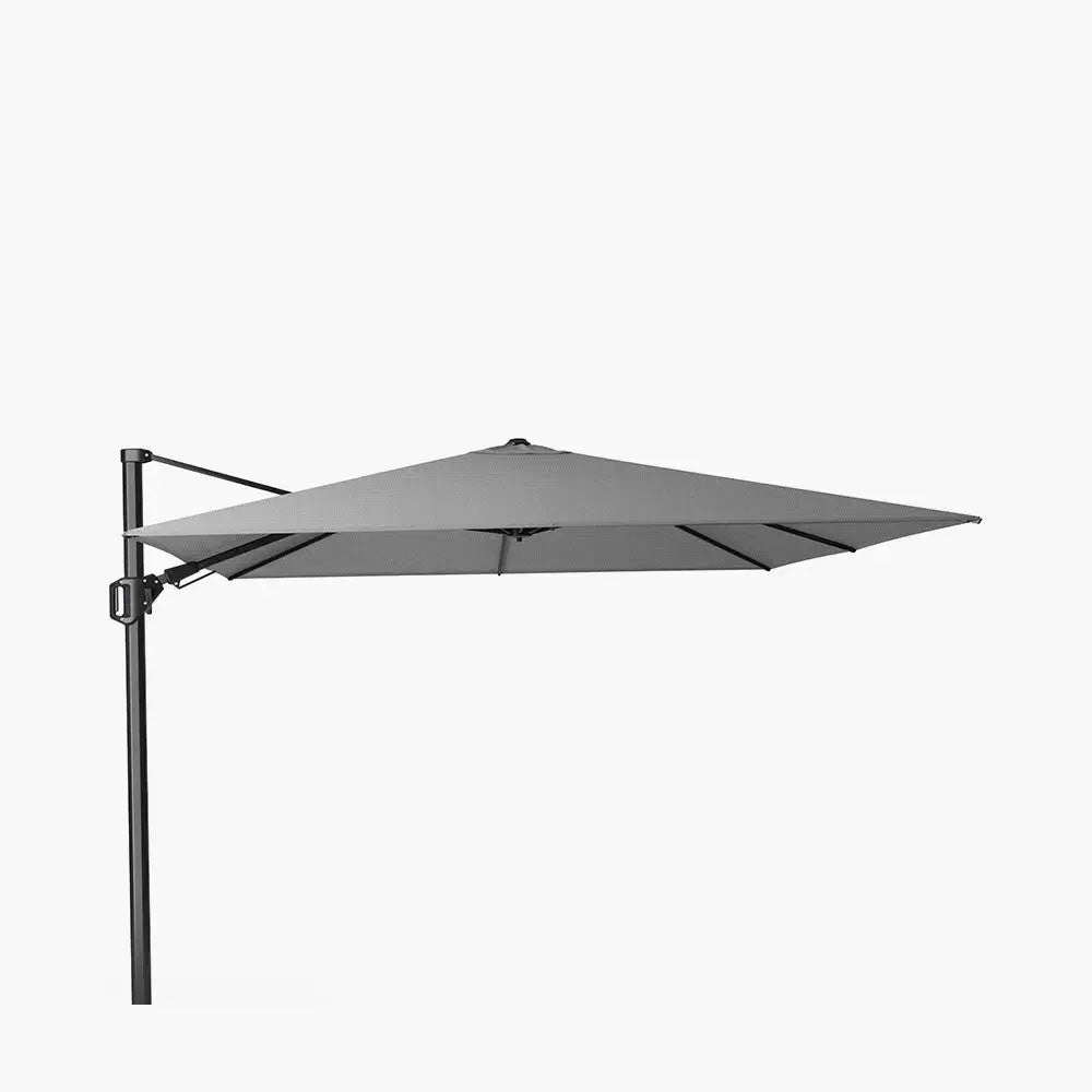 Challenger T2 3m Square Premium Manhattan Grey Free Arm Parasol - Pacific Pacific Lifestyle