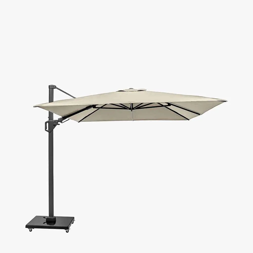 Challenger T2 3.5 x 2.6m Rectangular Free Arm Parasol  Nicholas John Interiors