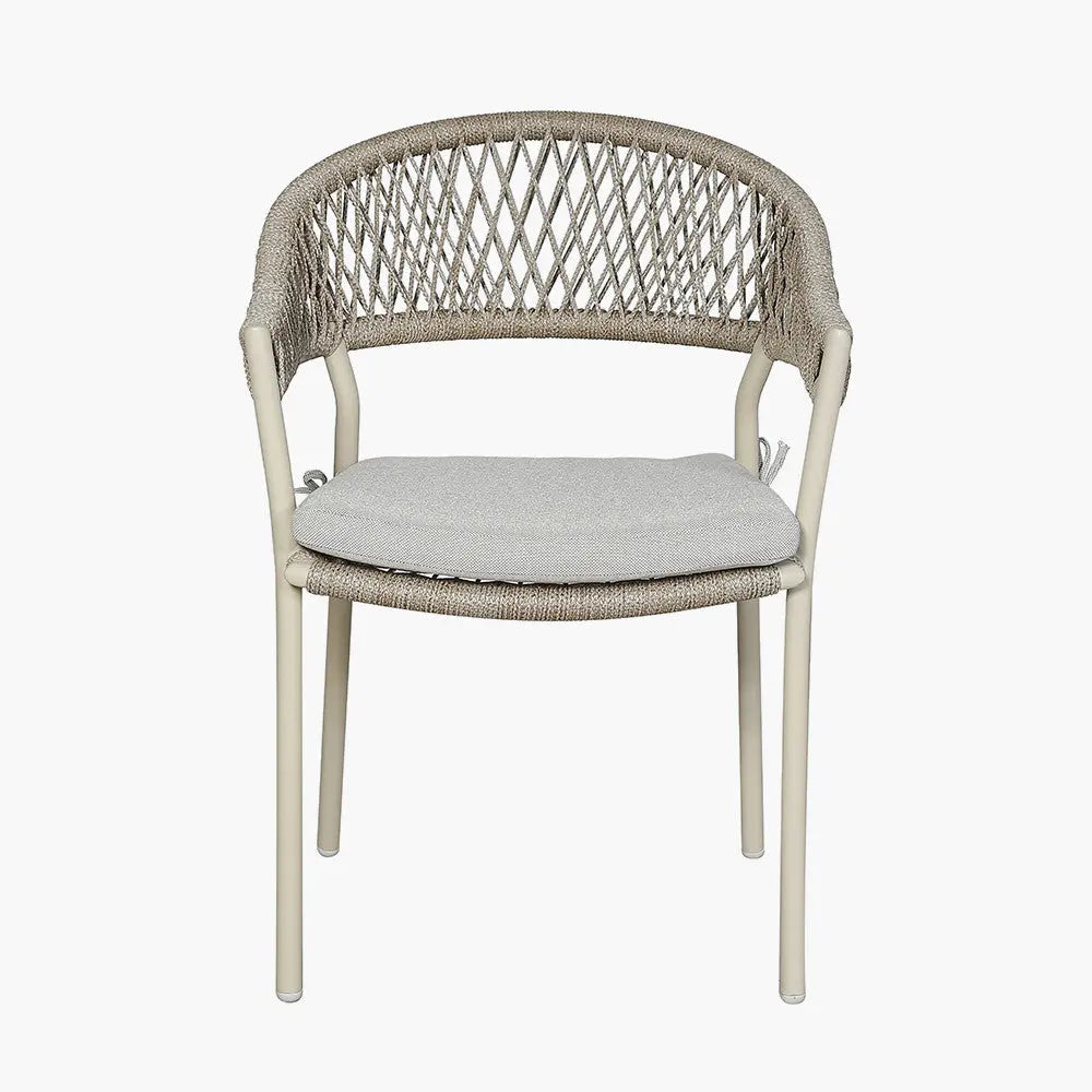 Osaka Latte Outdoor 6 Seater Dining Set - Pacific Lifestyle - Nicholas John Interiors