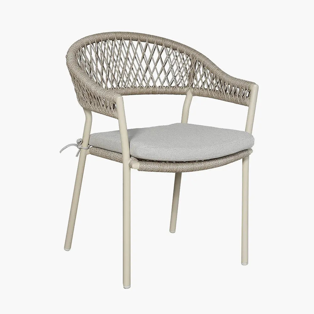 Osaka Latte Outdoor 6 Seater Dining Set - Pacific Lifestyle - Nicholas John Interiors