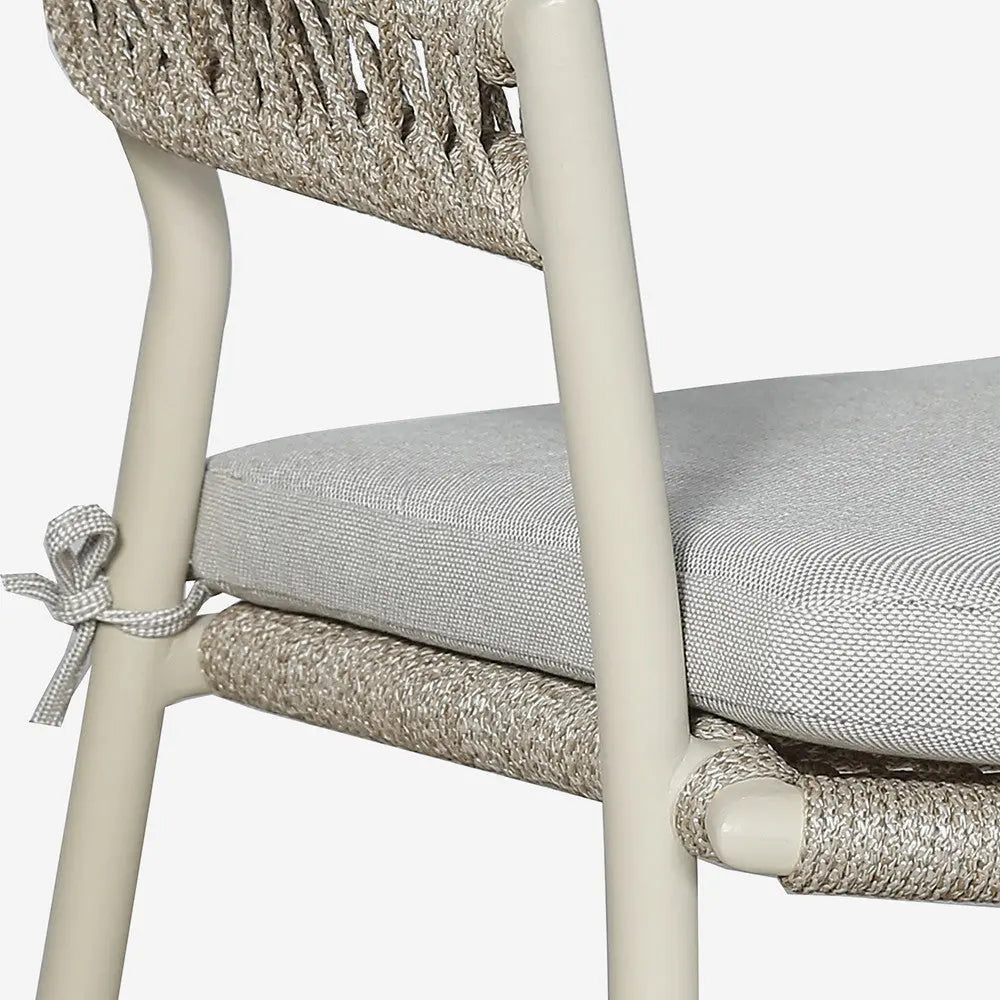 Osaka Latte Outdoor 6 Seater Dining Set - Pacific Lifestyle - Nicholas John Interiors