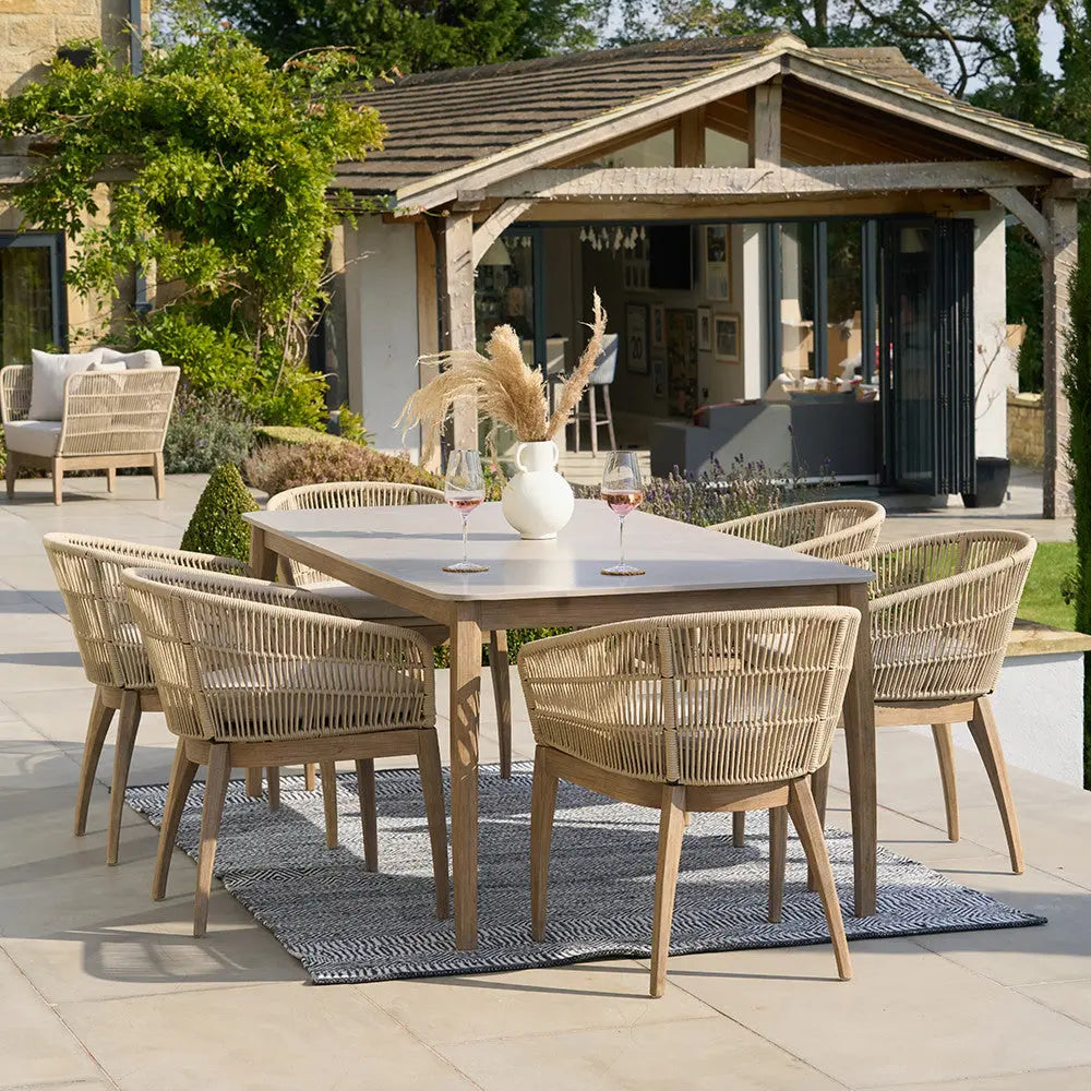 Moeven Outdoor 6 Seater Dining Set - Pacific Lifestyle - Nicholas John Interiors