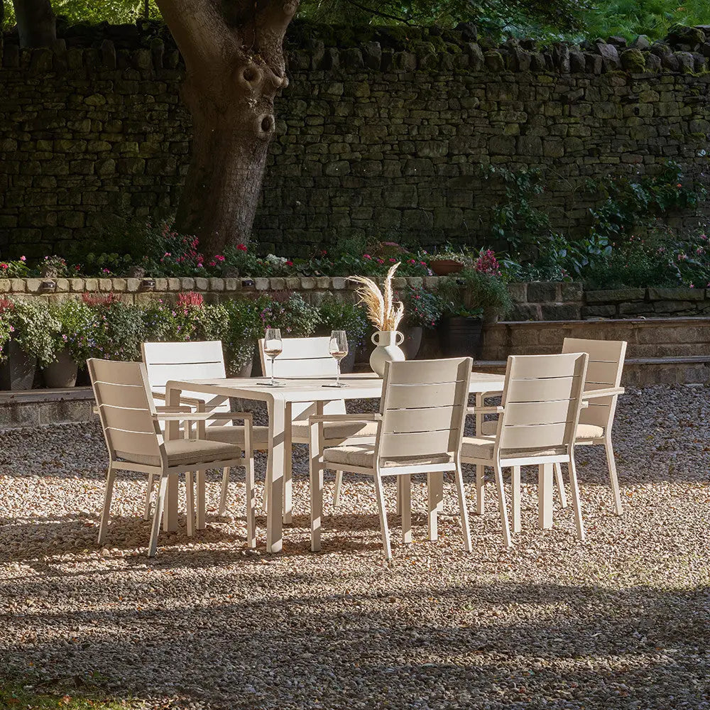 Aruba Outdoor 6 Seater Dining Set - Pacific Lifestyle  Nicholas John Interiors