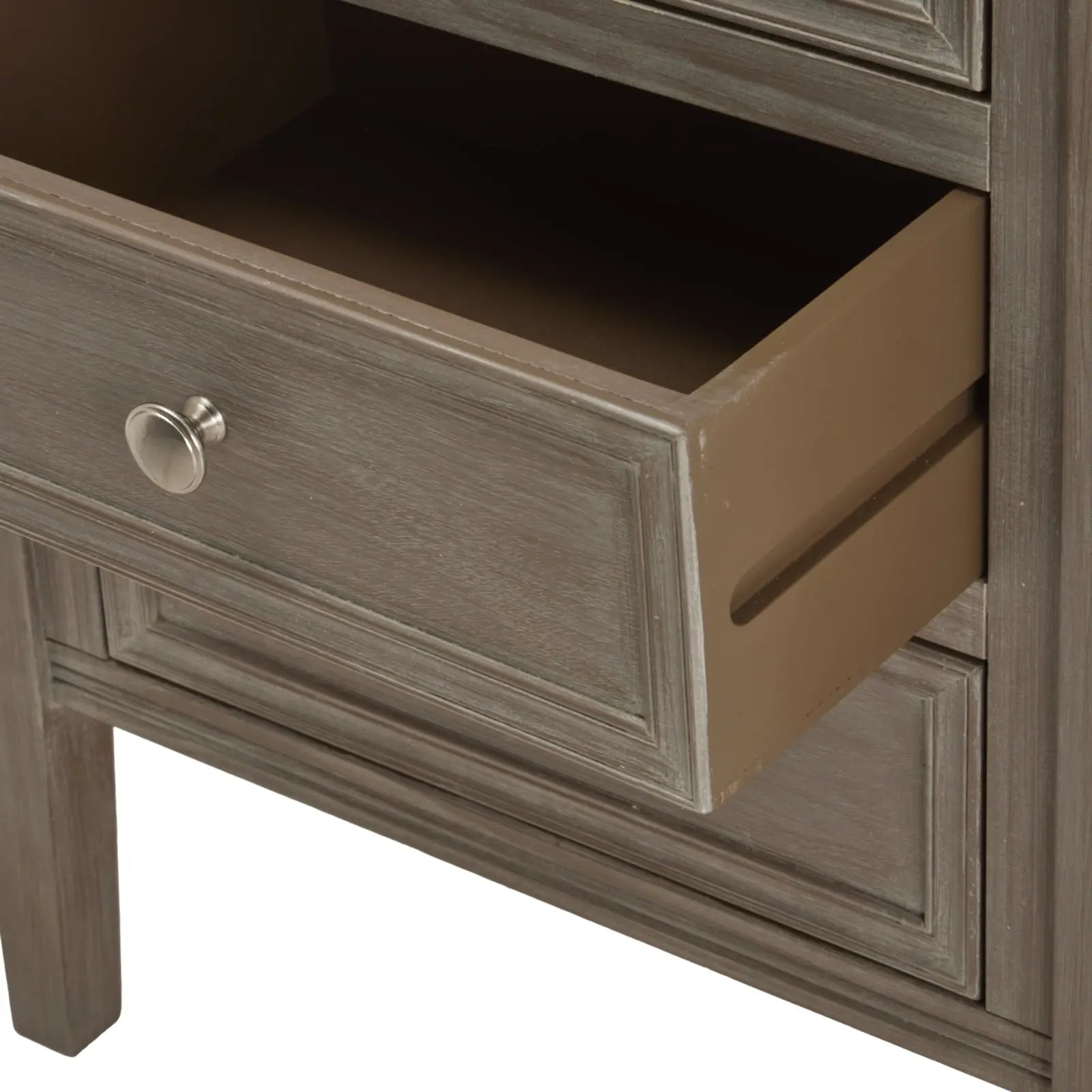 The Sienna Three Drawer Bedside Table  Nicholas John Interiors