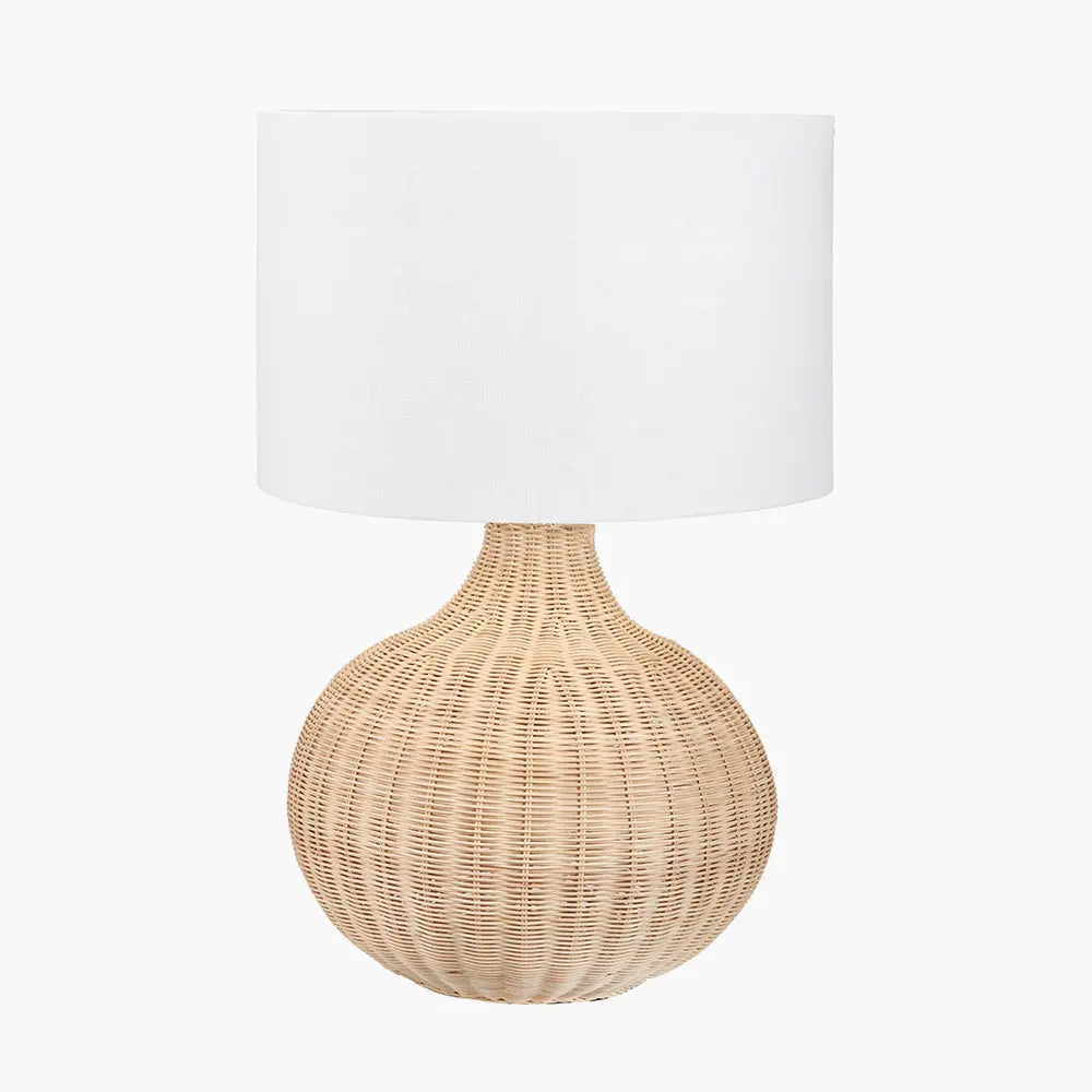 Allona Rattan Table Lamp - Natural  Nicholas John Interiors