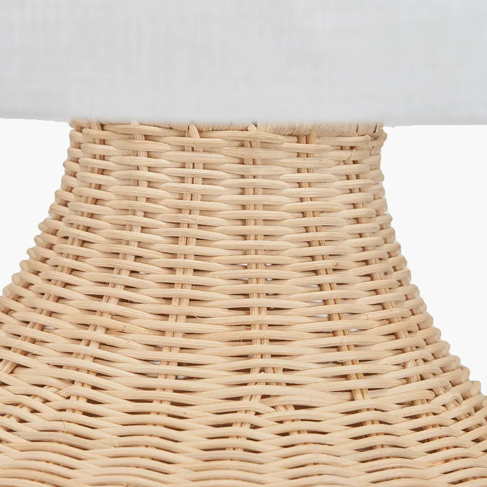 Allona Rattan Table Lamp - Natural  Nicholas John Interiors