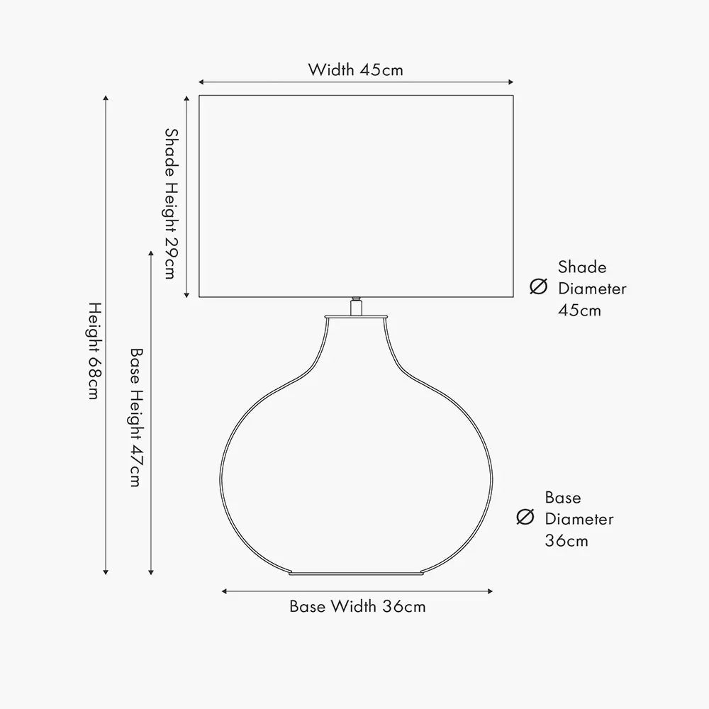 Allona Rattan Table Lamp - Natural  Nicholas John Interiors