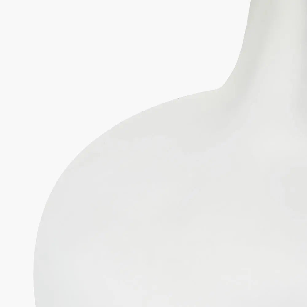 Tamsin Glass Table Lamp - Frosted White  Nicholas John Interiors