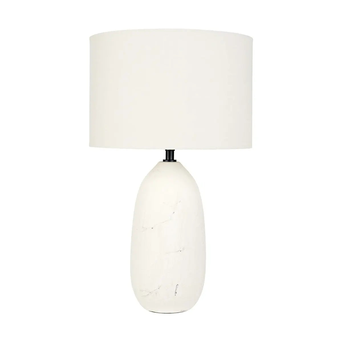 Erika Vintage Textured Ceramic Floor Lamp - White  Nicholas John Interiors