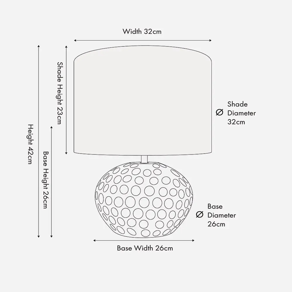 Dante Table Lamp - Antique Black Mango Wood  Nicholas John Interiors