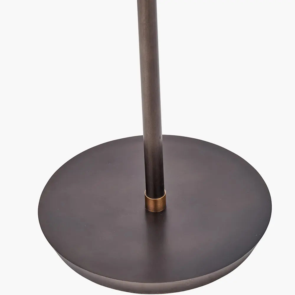 Emiliano Adjustable Floor Lamp - Antique Bronze & Brass  Nicholas John Interiors