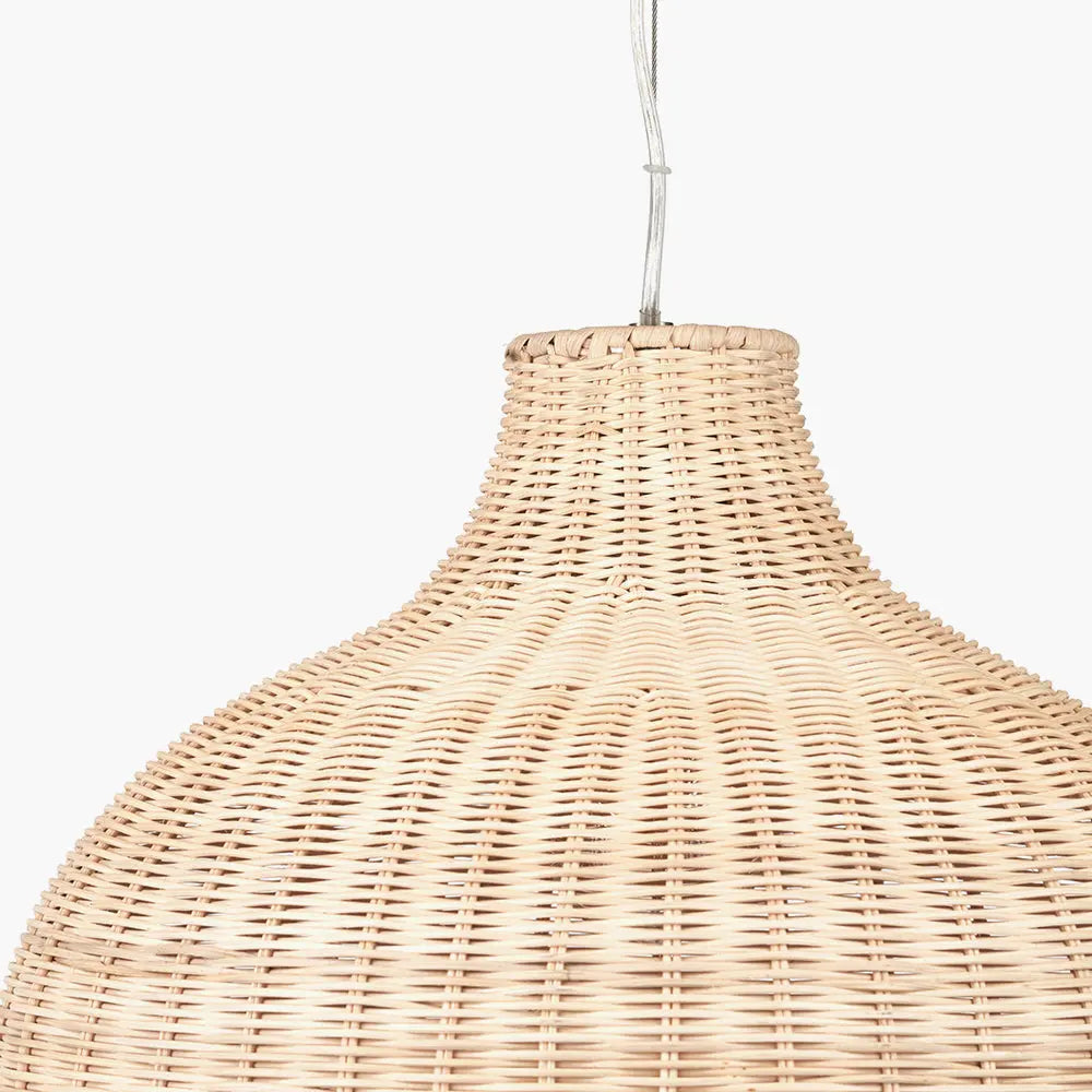 Allona Rattan Pendant Light - Natural  Nicholas John Interiors