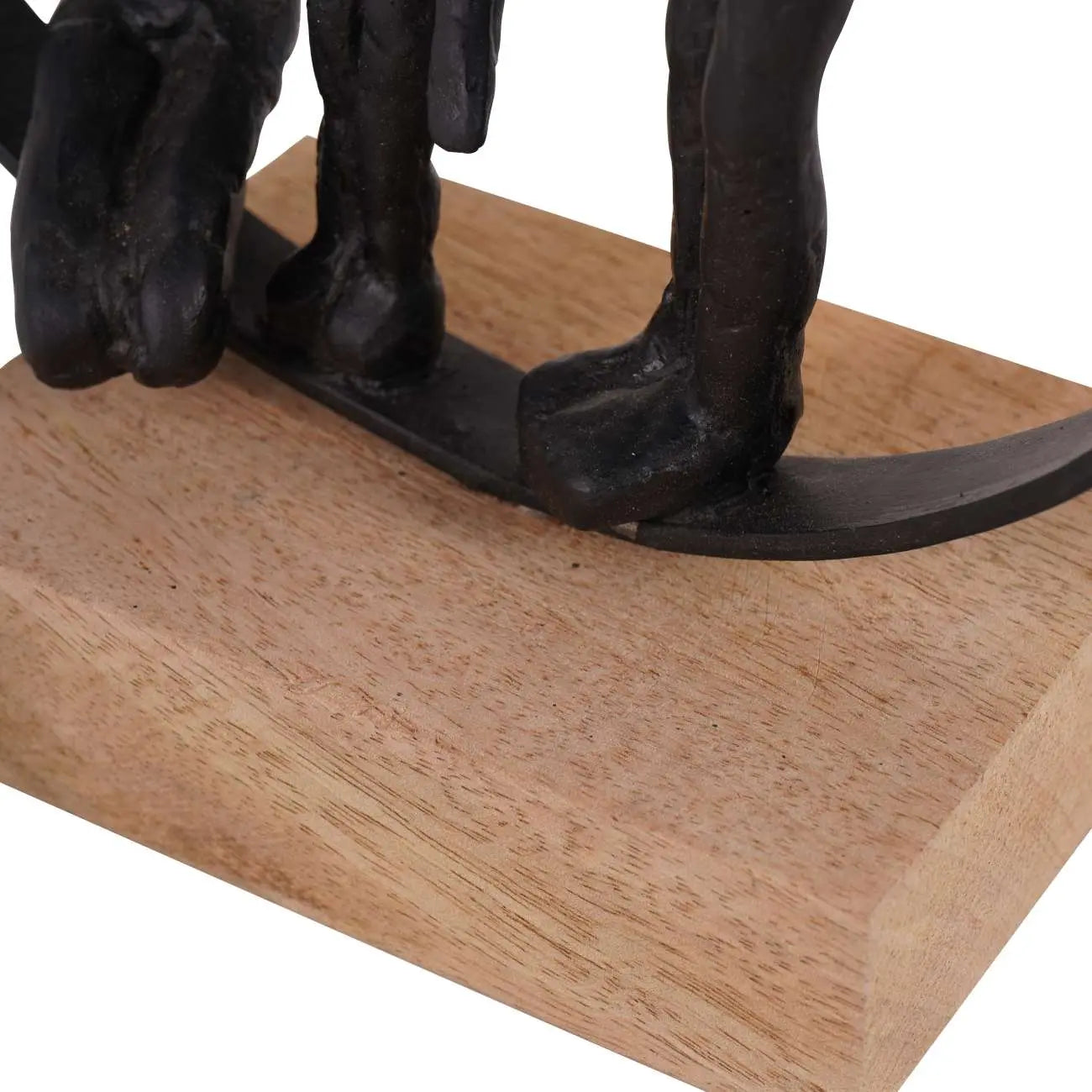 Family Bond Sculpture on Wooden Stand  Nicholas John Interiors
