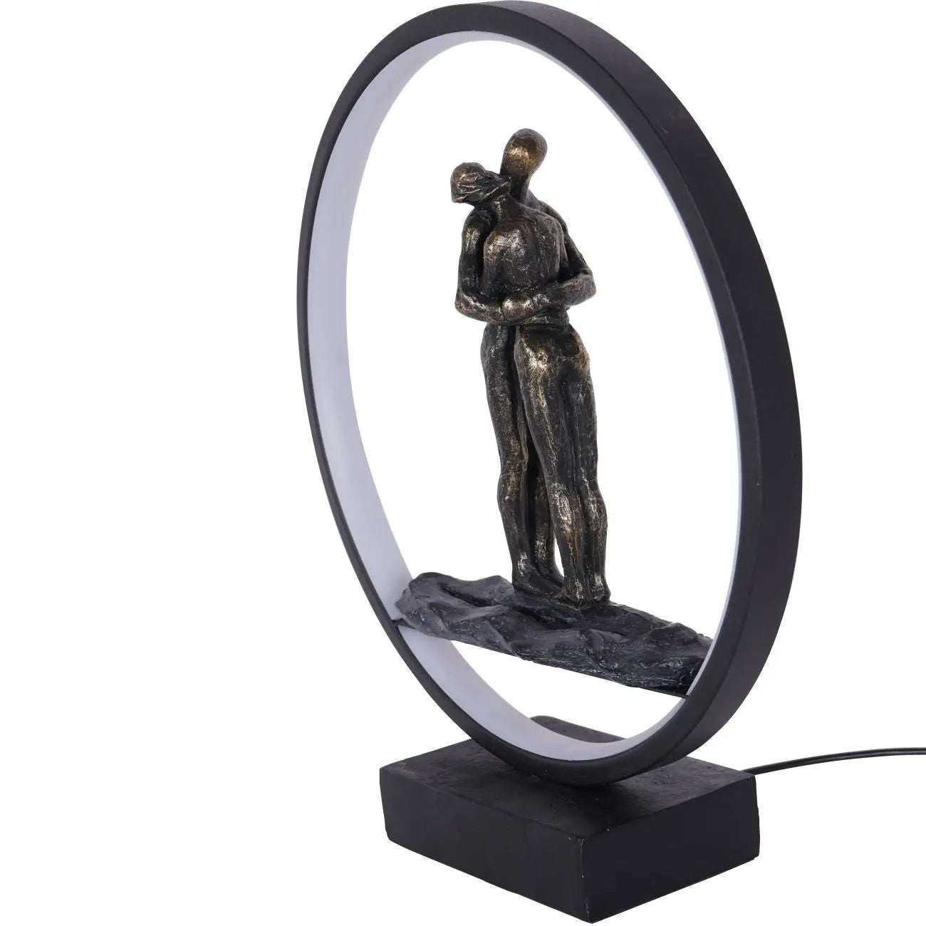 Hugging Couple Light Sculpture LED USB  Nicholas John Interiors