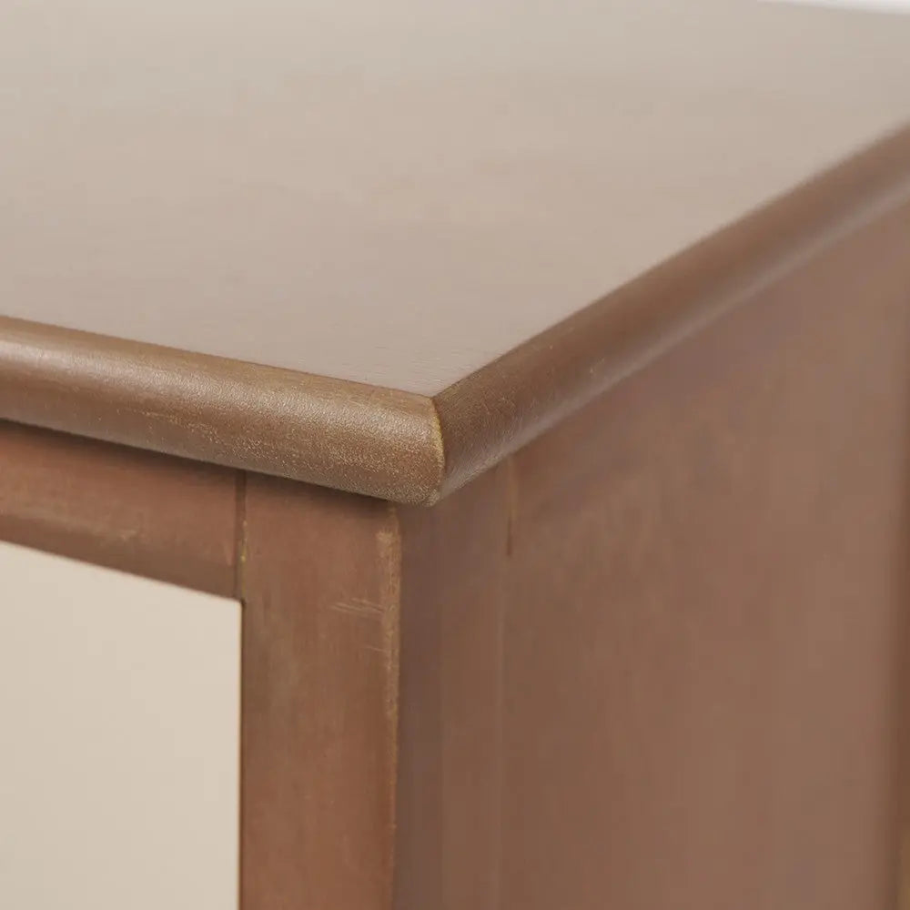 Loft Sage Multicoloured Pine Wood 4 Drawer Unit  Nicholas John Interiors