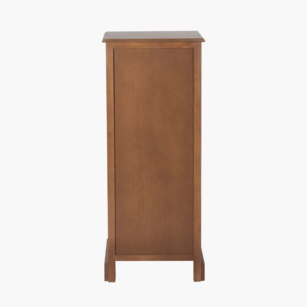 Loft Sage Multicoloured Pine Wood 5 Drawer Unit  Nicholas John Interiors