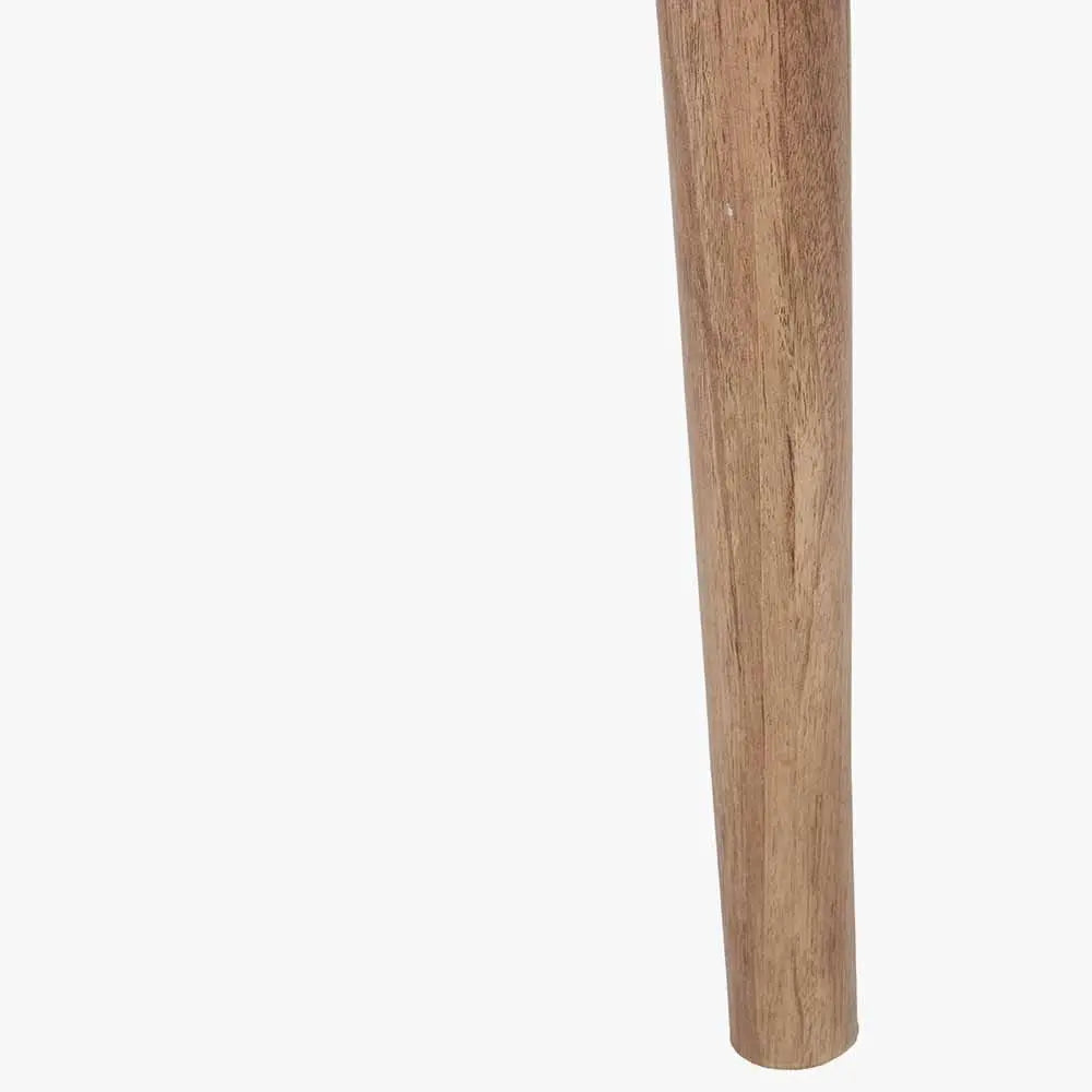 Larvik Natural Eucalyptus Wood 1 Drawer Unit  Nicholas John Interiors