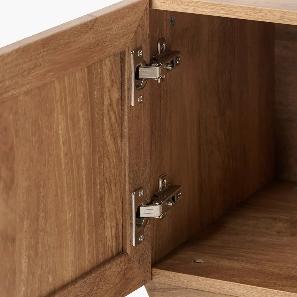 Henrik Natural Rattan 1 Door Cupboard Unit  Nicholas John Interiors