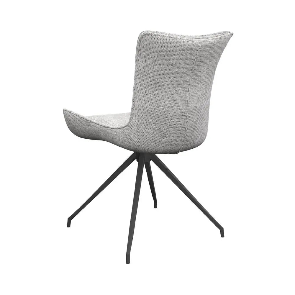 Amber Swivel Dining Chair Light Grey