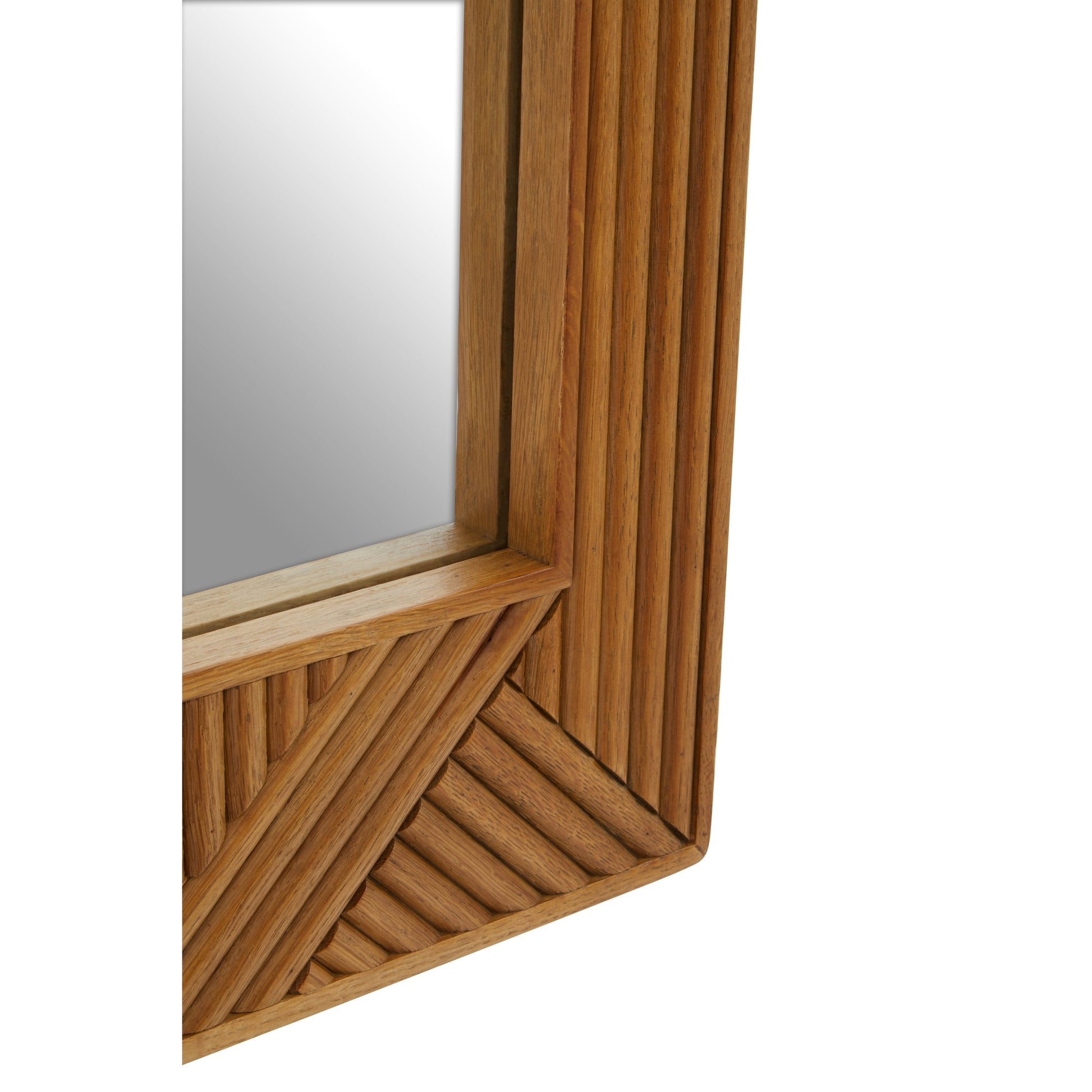 Azara Natural Finish Wall Mirror  Nicholas John Interiors