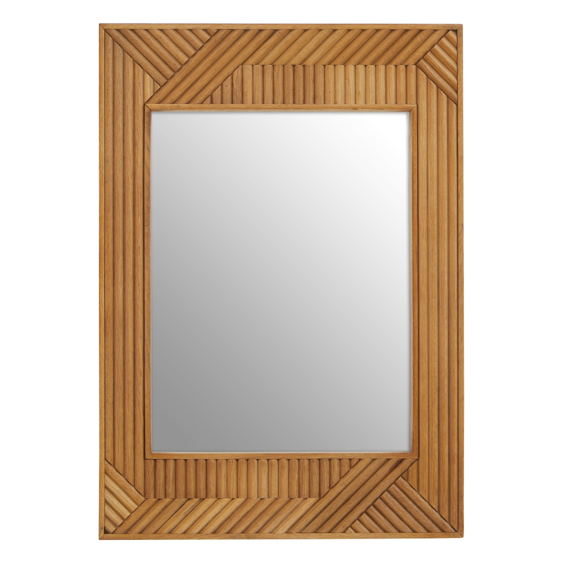 Azara Natural Finish Wall Mirror  Nicholas John Interiors