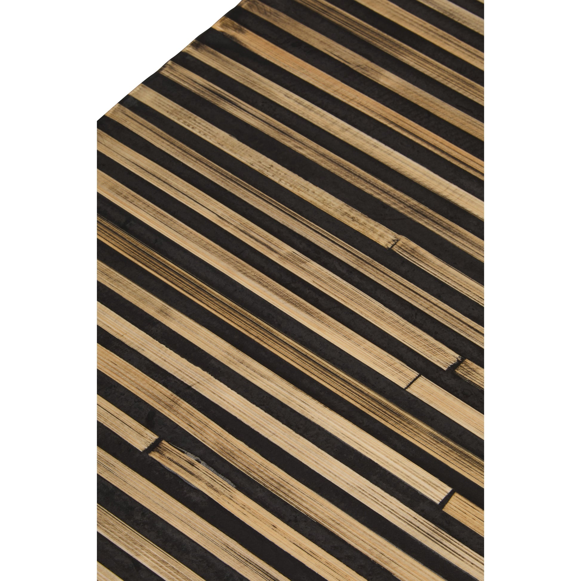 Bambrae Bamboo Inlay Curved Console Table  Nicholas John Interiors