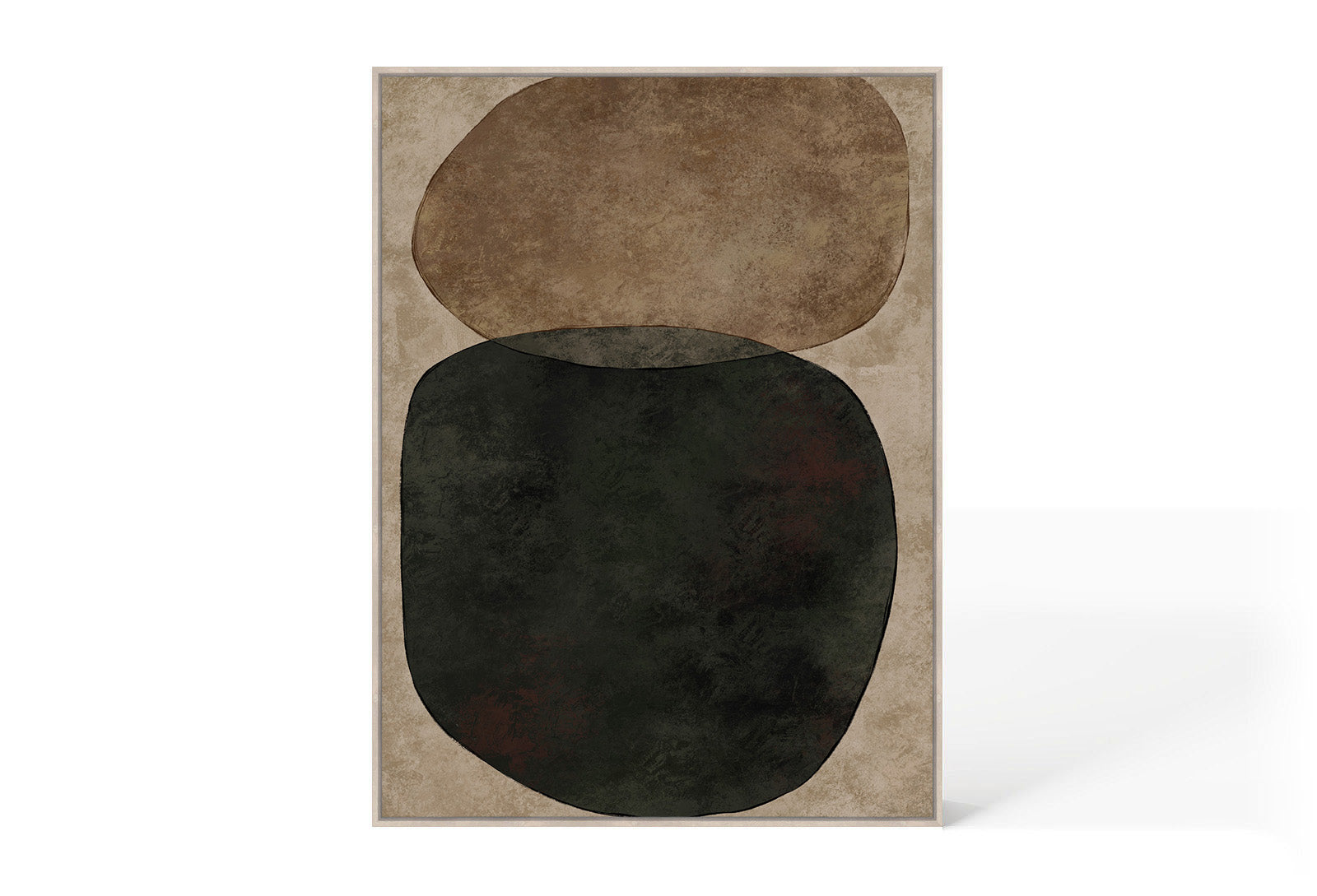 Berkeley Designs Abstract 84 – Light Wood Framed Canvas  Nicholas John Interiors