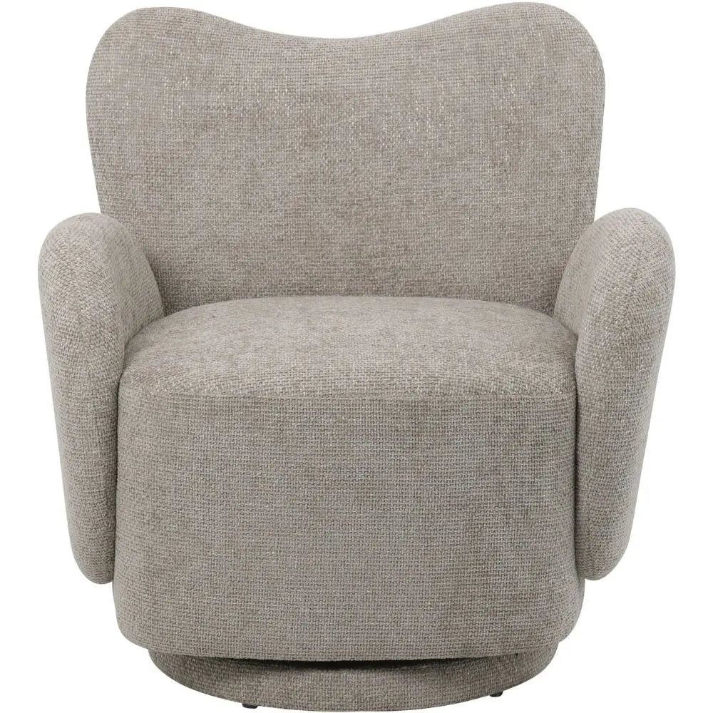 Bingham Upholstered Swivel Chair Neutral
