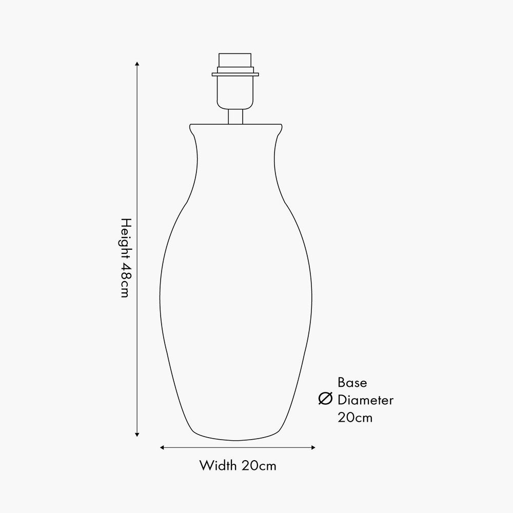 Eirene White Textured Stoneware Table Lamp Base  Nicholas John Interiors