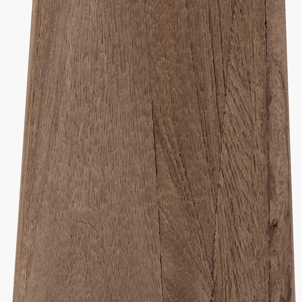 Esha Natural Conical Wood Table Lamp Base  Nicholas John Interiors