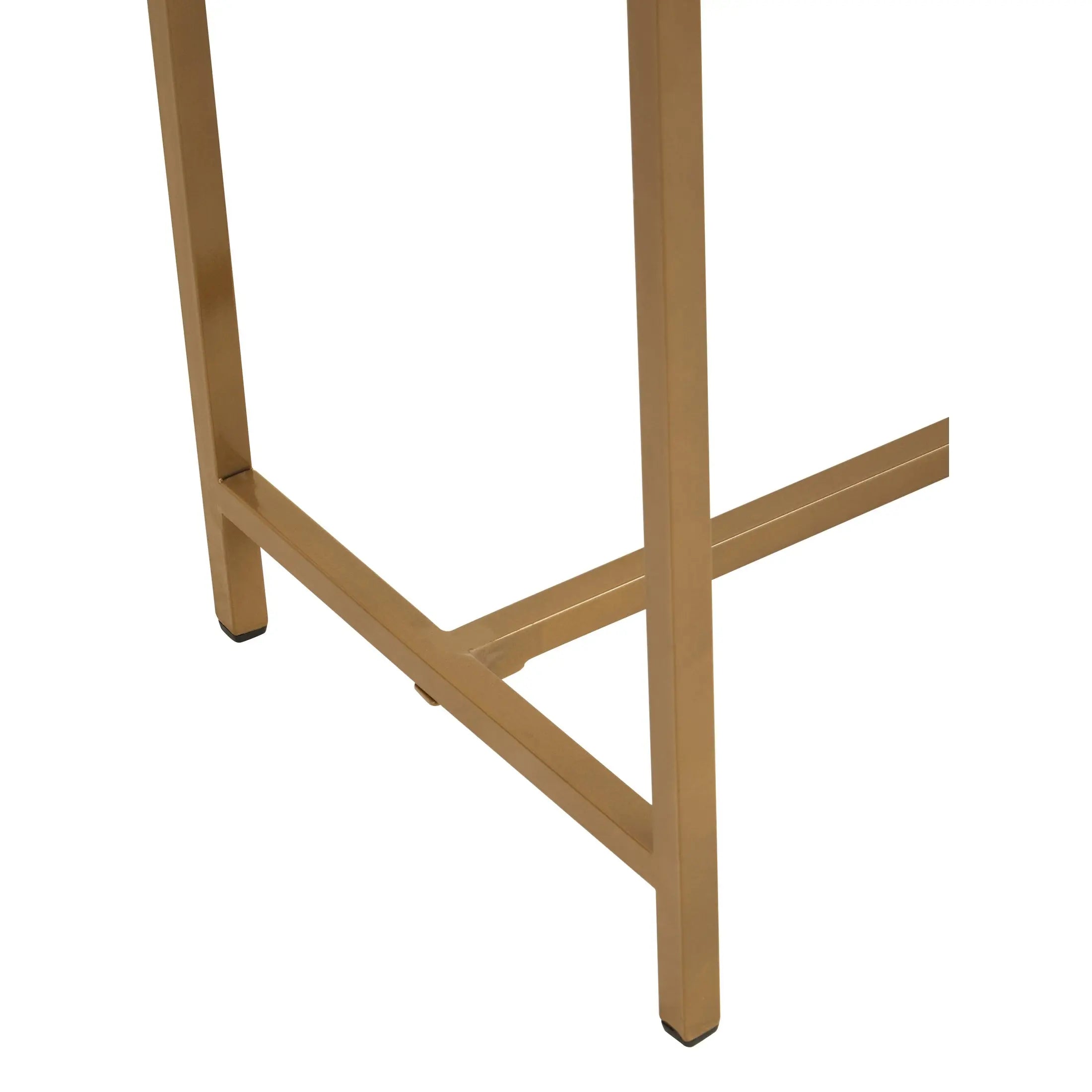 Fusari Bone Inlay Console Table with 2 Drawers & Gold Base  Nicholas John Interiors