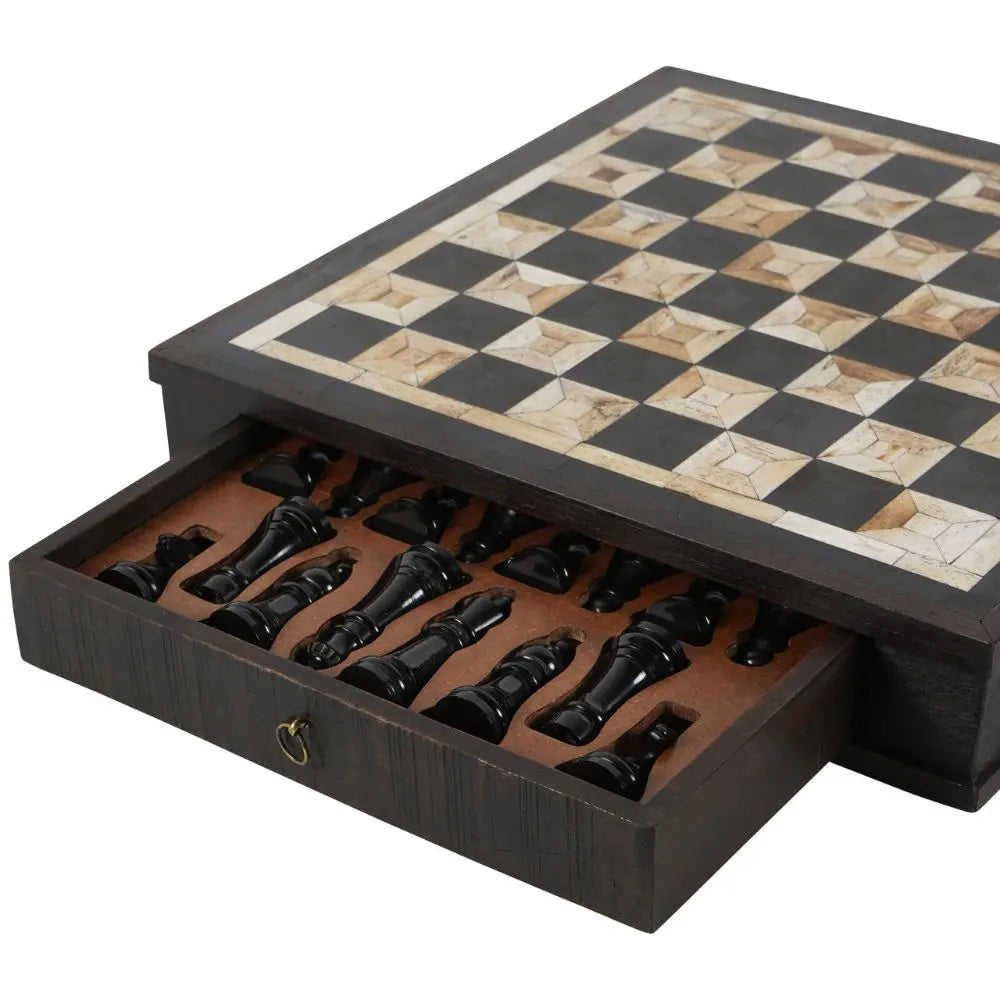 Heritage Luxury Chess Set with Drawer