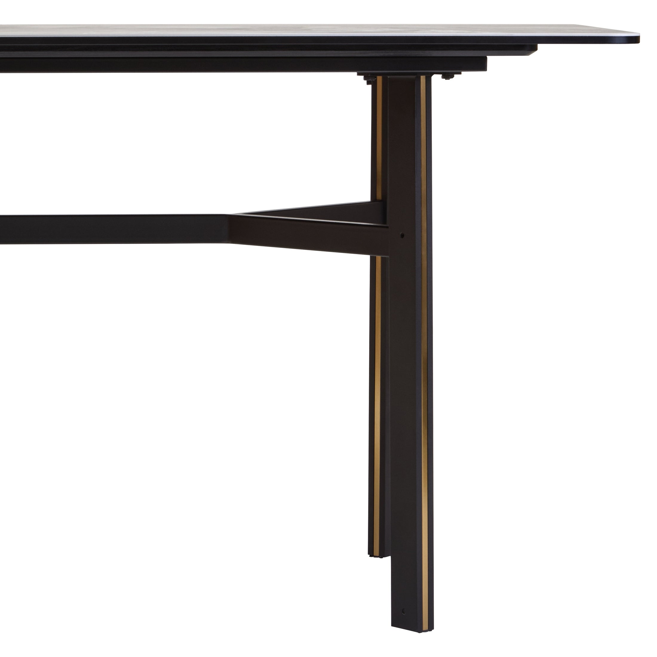 Impero Ceramic Marble Effect Rectangular Dining Table  Nicholas John Interiors