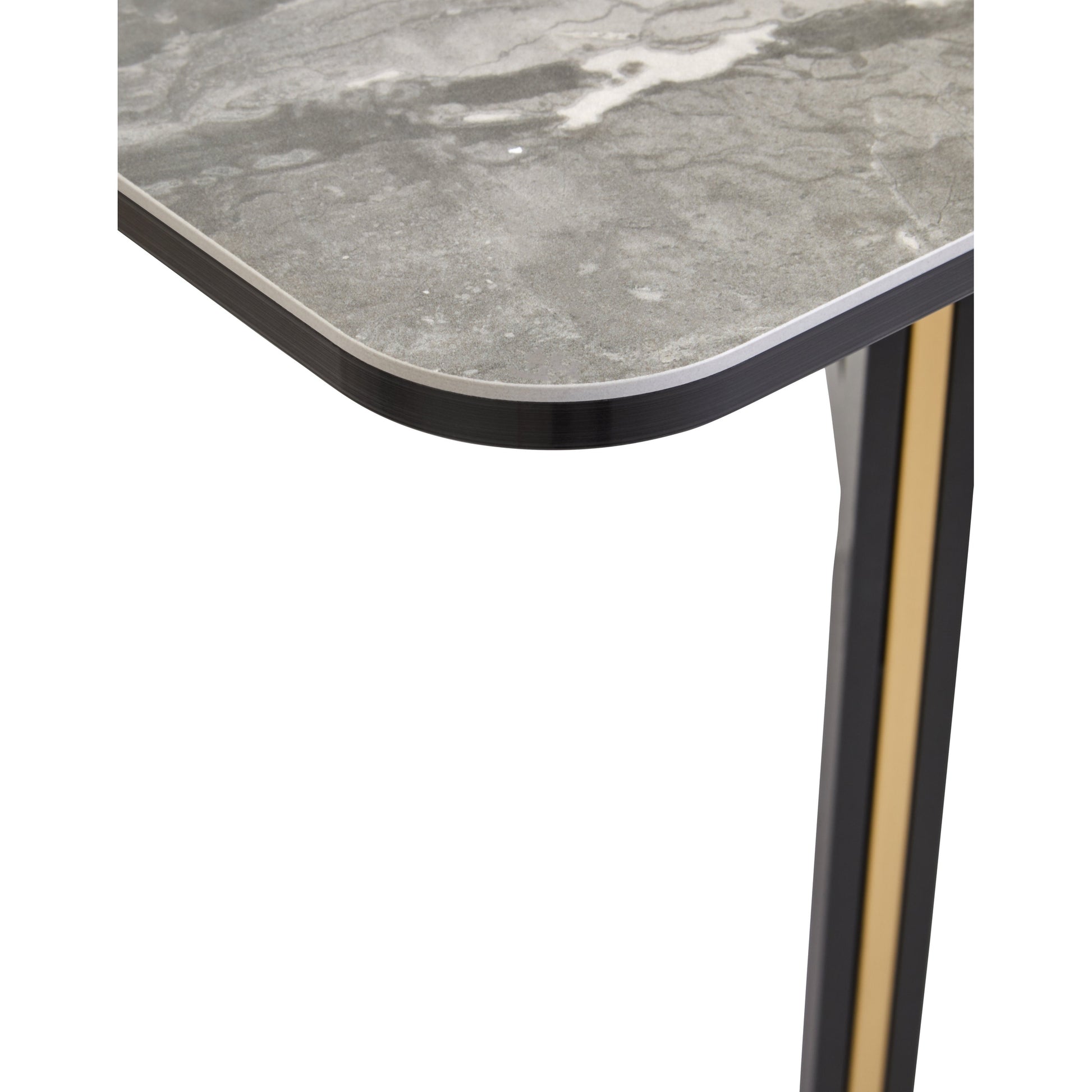 Impero Ceramic Marble Effect Rectangular Dining Table  Nicholas John Interiors