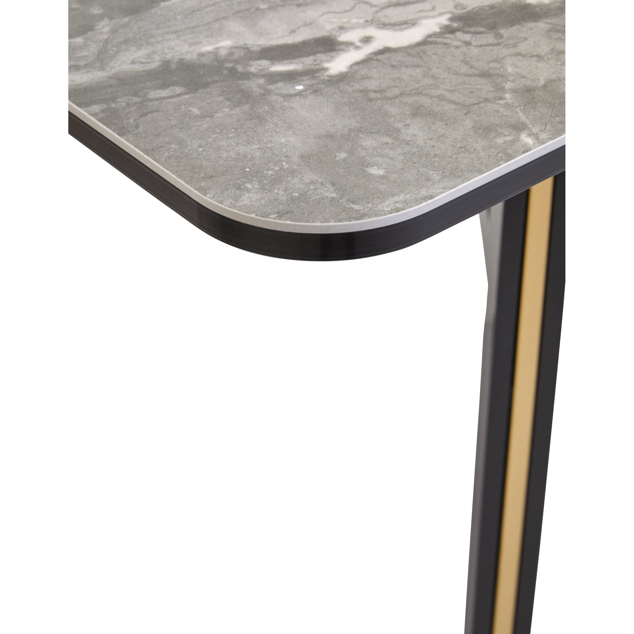 Impero Ceramic Marble Effect Rectangular Dining Table  Nicholas John Interiors