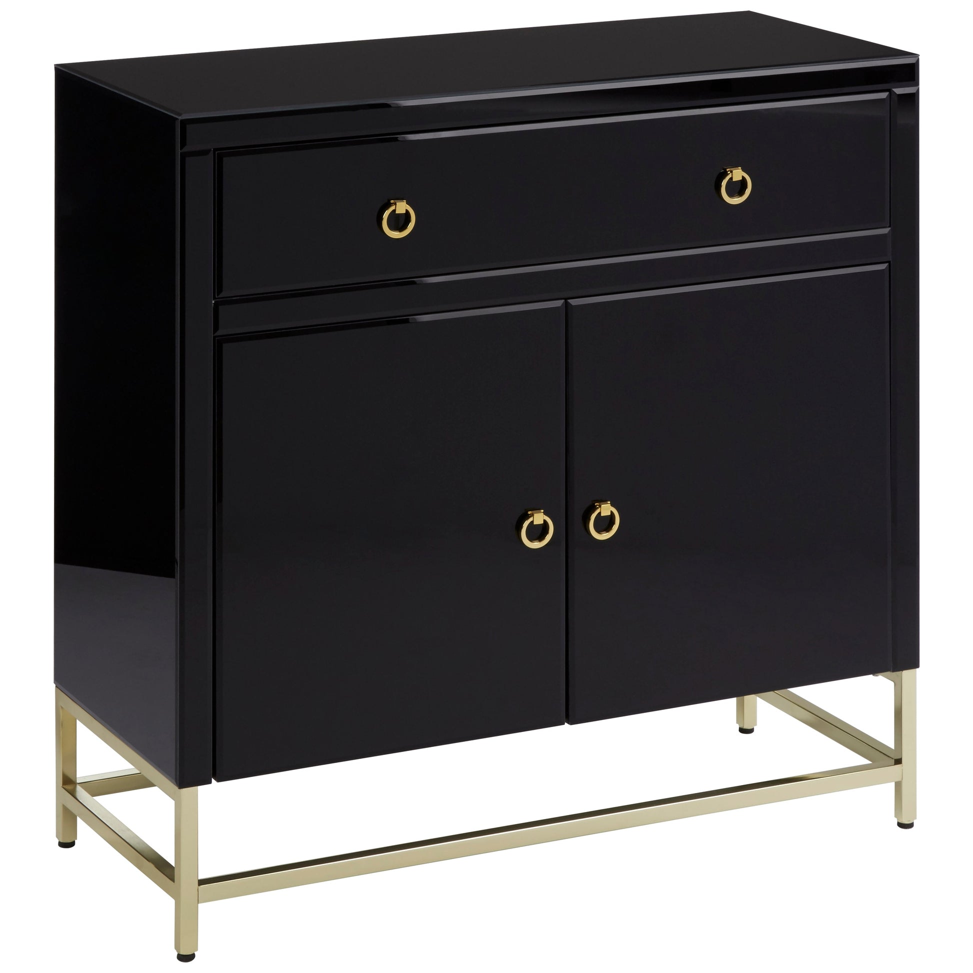 Kenswick Townhouse Black Cabinet  Nicholas John Interiors