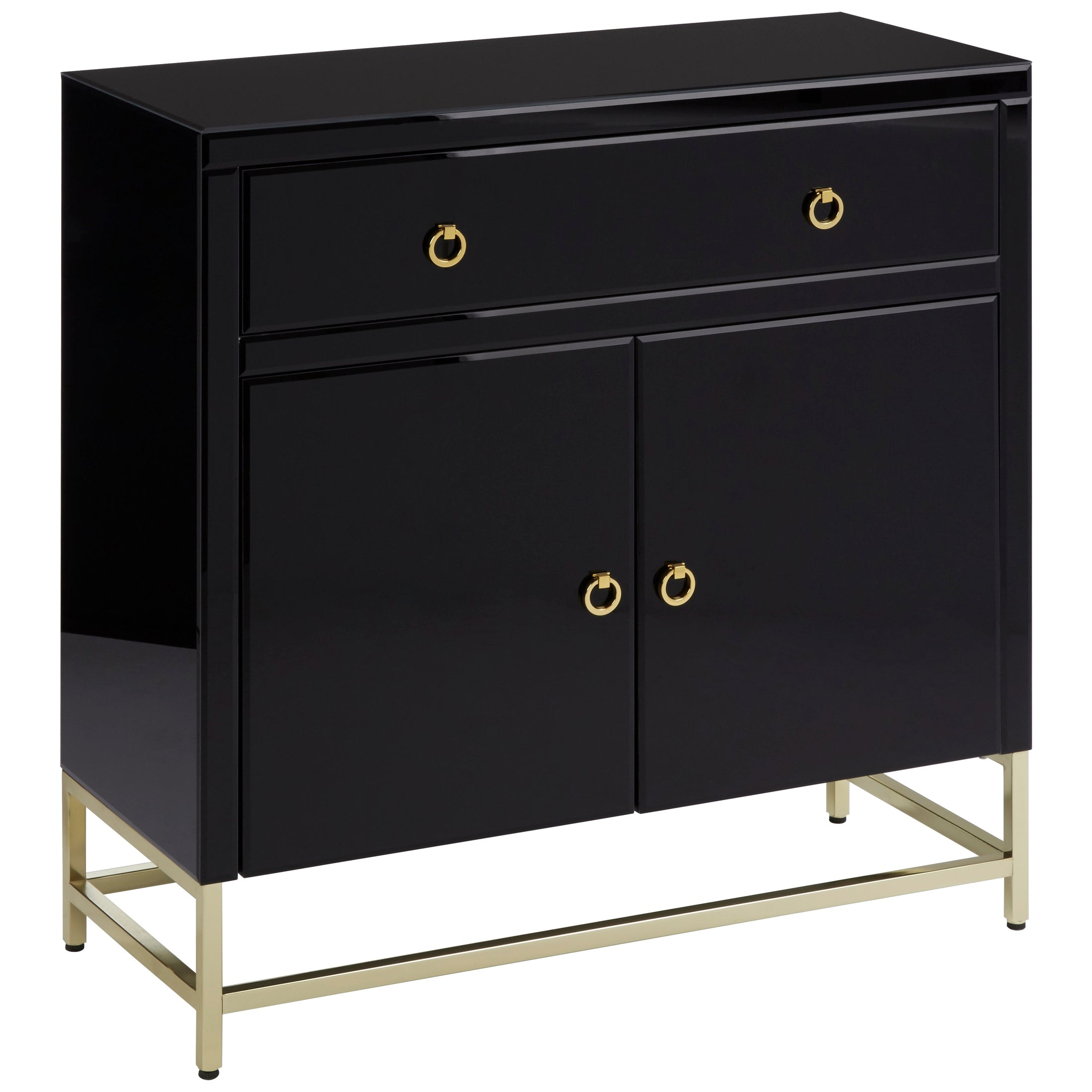 Kenswick Townhouse Black Cabinet  Nicholas John Interiors