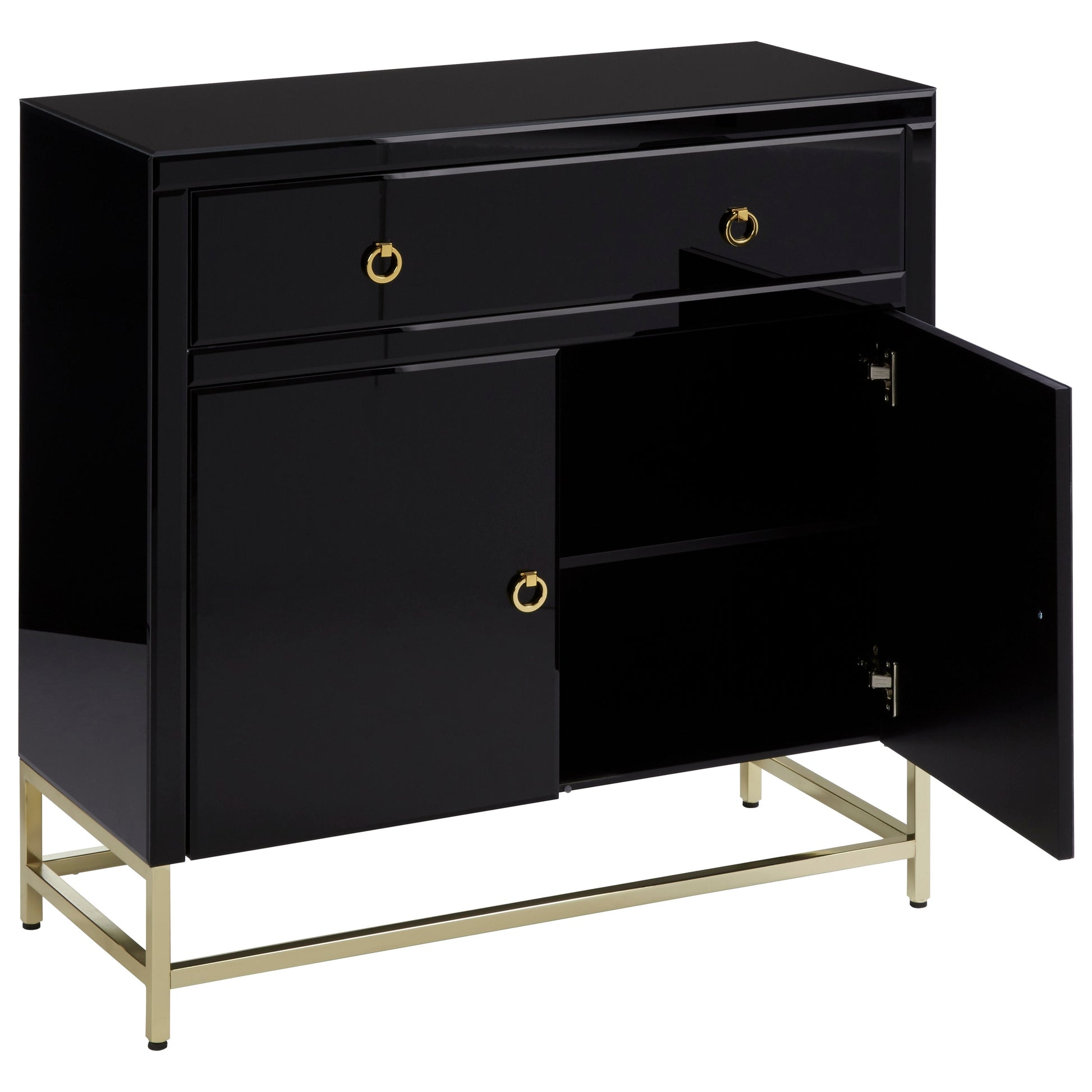 Kenswick Townhouse Black Cabinet  Nicholas John Interiors