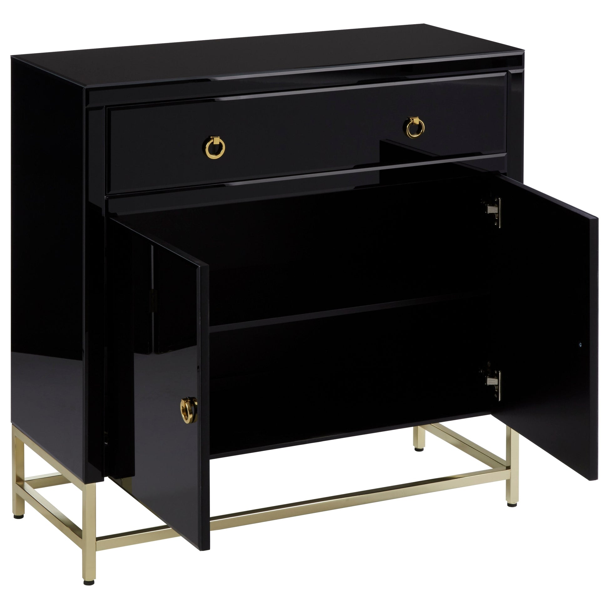 Kenswick Townhouse Black Cabinet  Nicholas John Interiors
