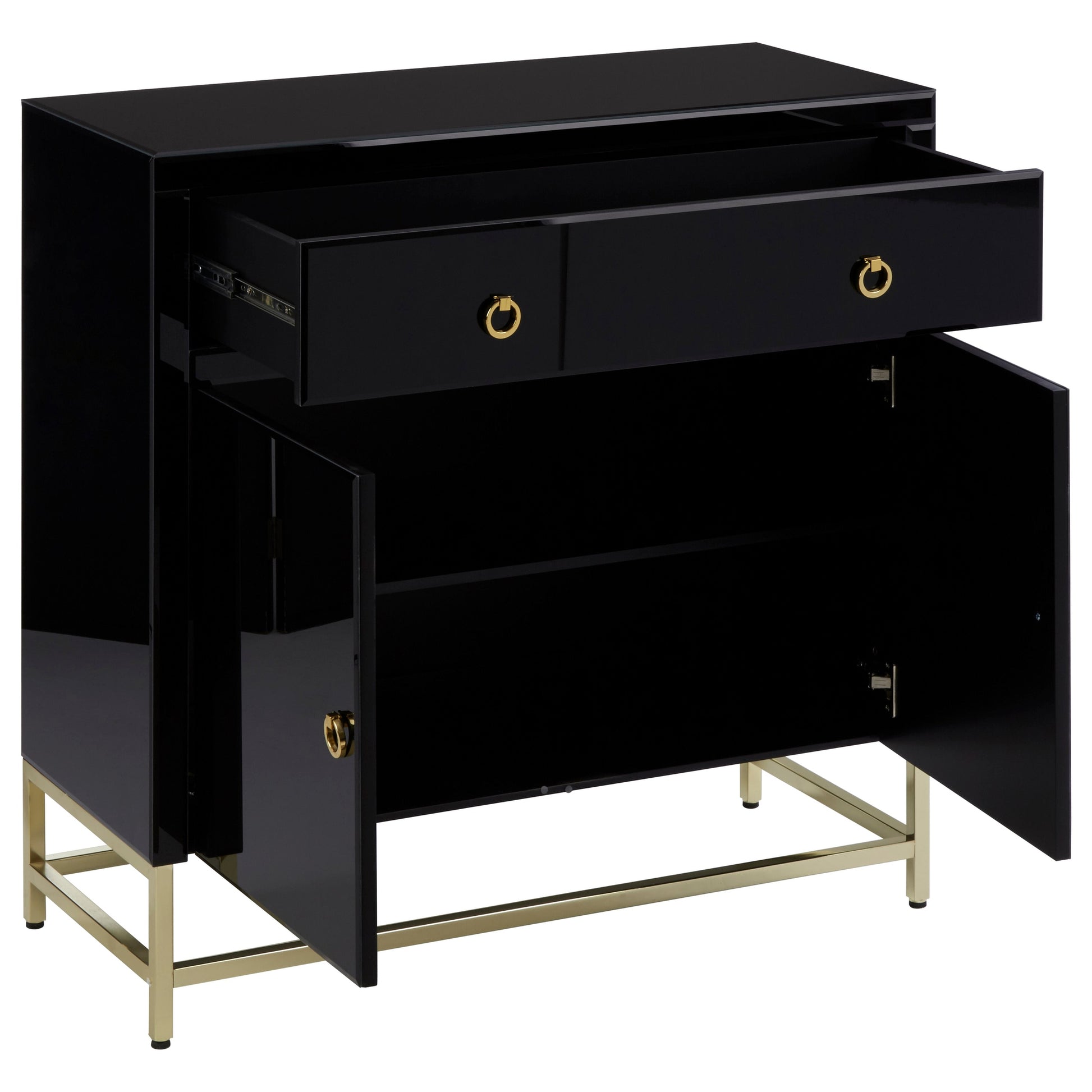 Kenswick Townhouse Black Cabinet  Nicholas John Interiors