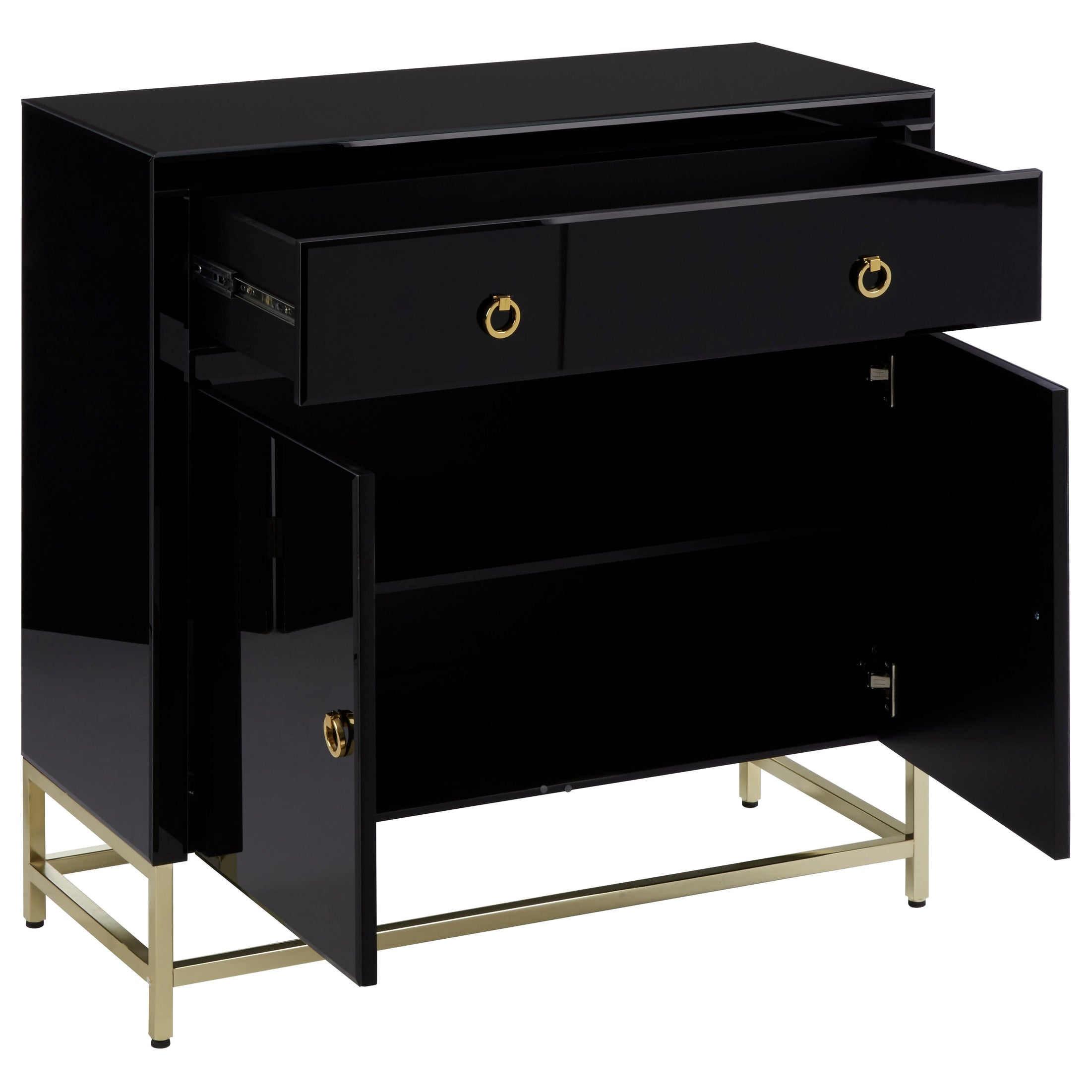 Kenswick Townhouse Black Cabinet  Nicholas John Interiors