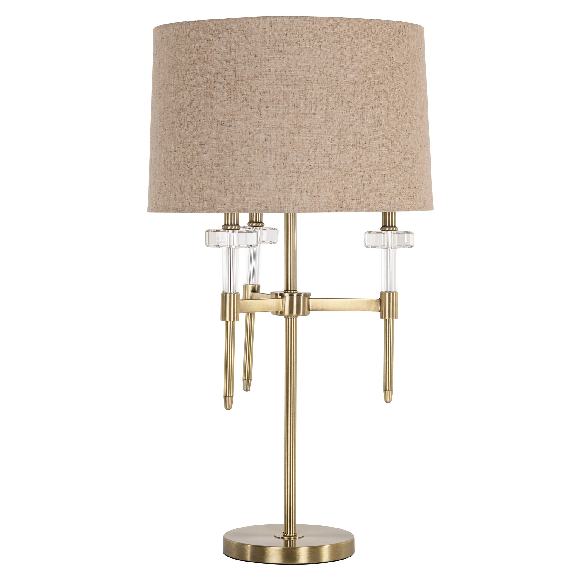 Richmond Interiors Josie Table Lamp in Brushed Gold  Nicholas John Interiors
