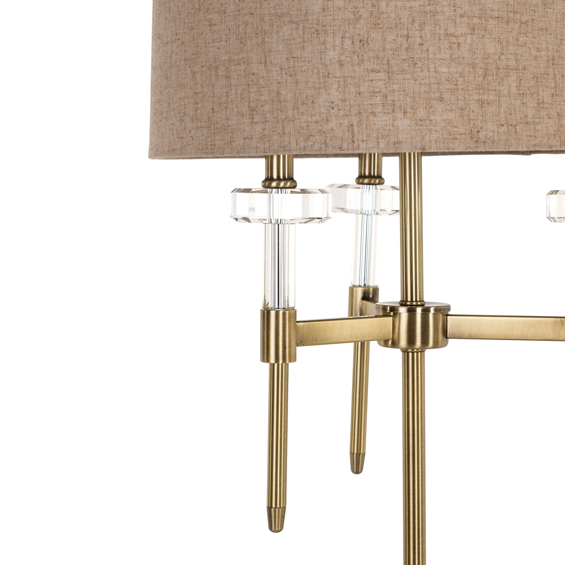 Richmond Interiors Josie Table Lamp in Brushed Gold  Nicholas John Interiors