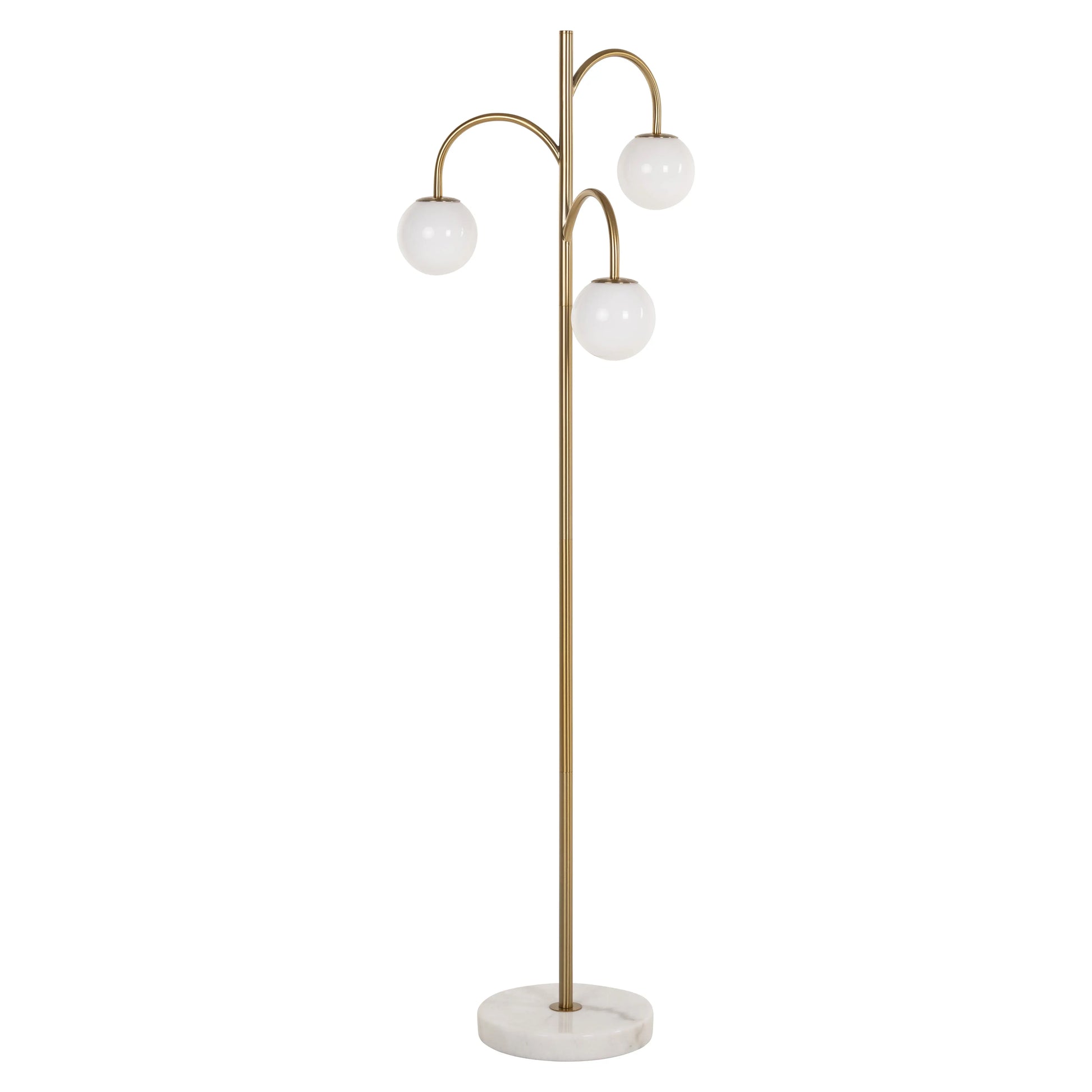 Richmond Interiors Janou Floorlamp in Gold  Nicholas John Interiors
