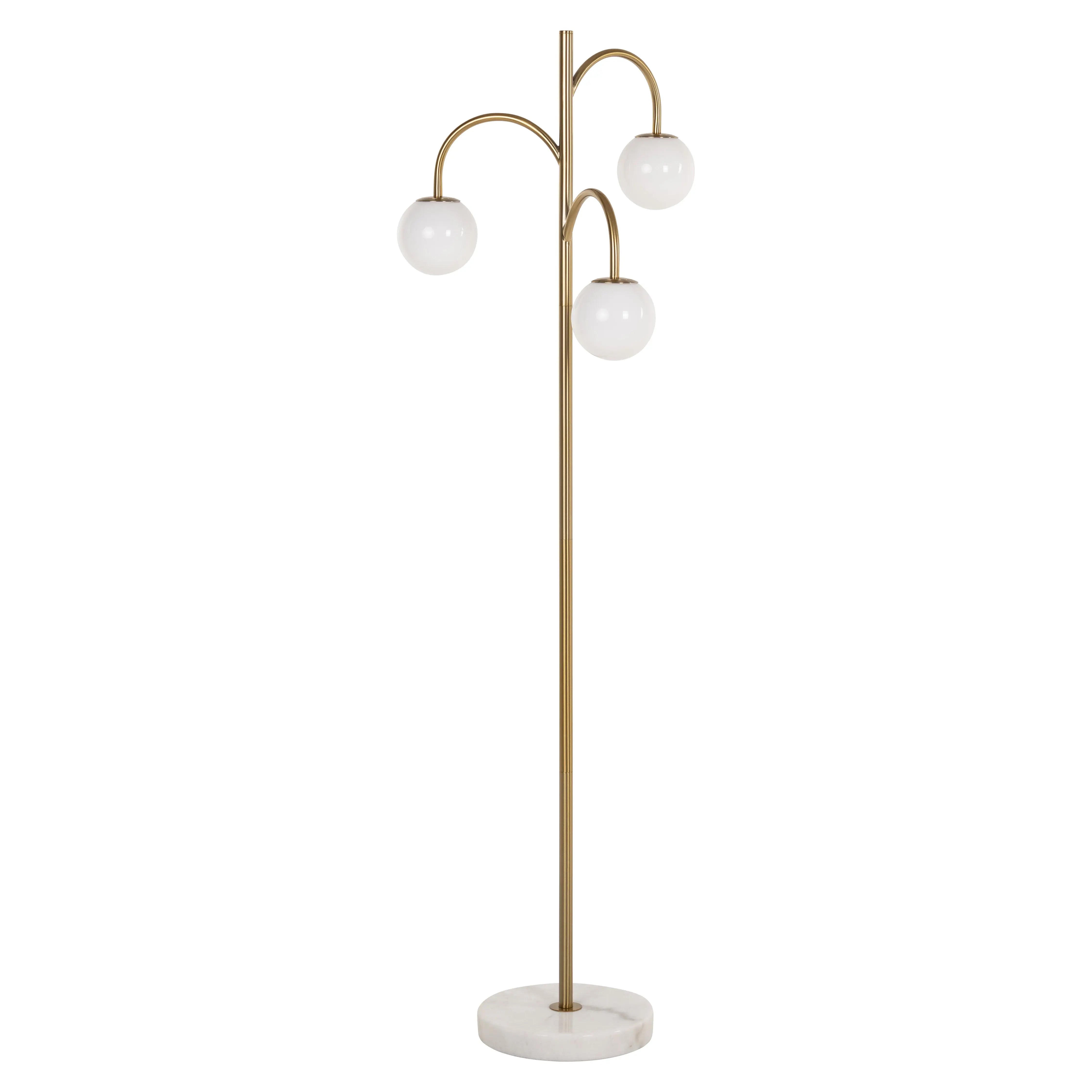 Richmond Interiors Janou Floorlamp in Gold  Nicholas John Interiors