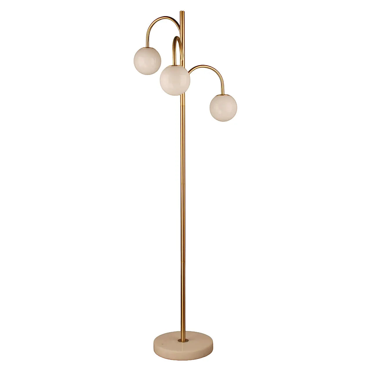 Richmond Interiors Janou Floorlamp in Gold  Nicholas John Interiors