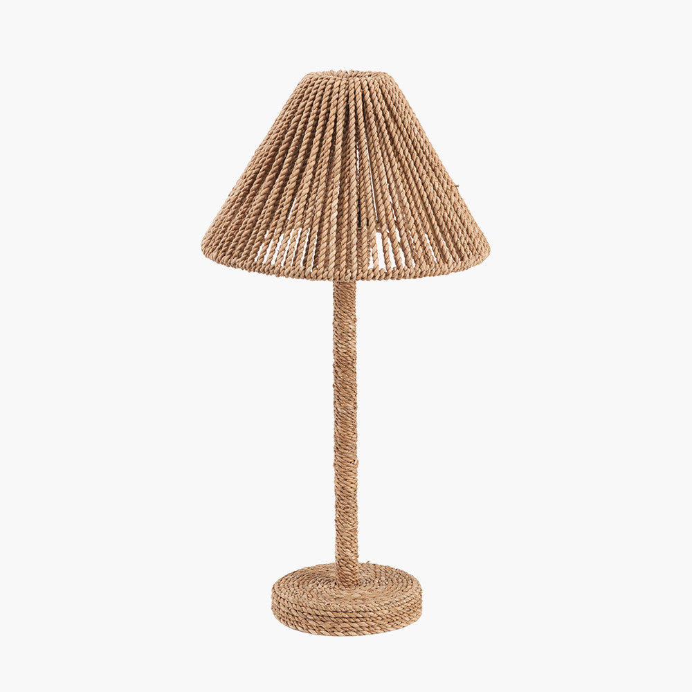 Leif Jute Rope Table Lamp  Nicholas John Interiors