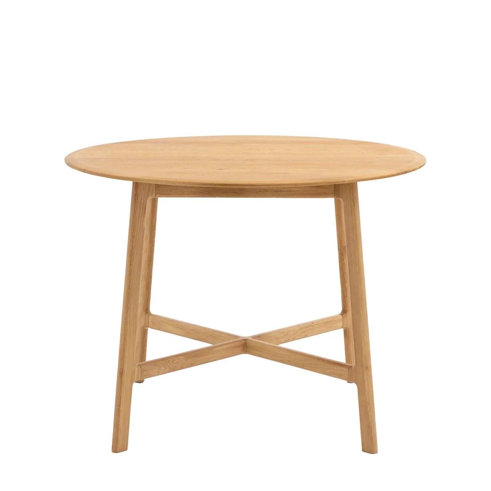 Madaro Round Dining Table Oak  Nicholas John Interiors