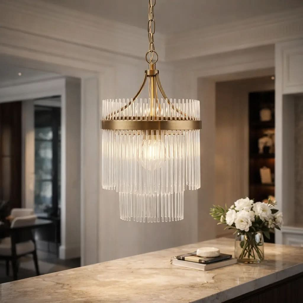 Morina 1 Pendant Light Antique Brass – Designer Ceiling Light ...
